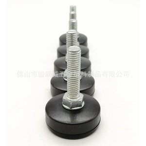 <b>Adjustable</b> Furniture Feet Pads 35mm Stainless Steel Black <b>Leg</b> Protection Pad For <b>Table</b> Chair <b>Height</b> Adjustment - Product Image 5