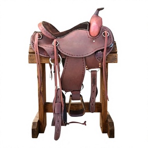 BS International Sustainable Comfortable Genuine Buffalo <b>Leather</b> English Race Saddle Handicraft Finest Quality Wood Tree - Product Image 1