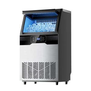 <b>Ice</b> Cube Maker 80kg/Day Stainless Steel for <b>Home</b> Commercial & Hotel Use Portable Bottled Water <b>Ice</b> <b>Machine</b> - Product Image 1