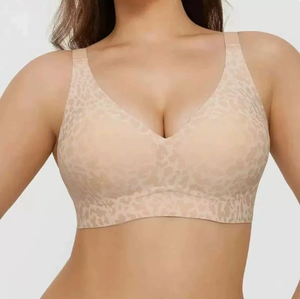 Reggiseno <span class=keywords><strong>push</strong></span>-<span class=keywords><strong>up</strong></span> <span class=keywords><strong>senza</strong></span> cuciture a V profondo da donna, in seta ghiaccio, <span class=keywords><strong>senza</strong></span> ferretto, traspirante, regolabile, per tutti i giorni, casa, sport leggeri - Product Image 4