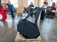 Broyeur forestier pour mini-chargeuse, motorisé, pour la réduction des combustibles d'incendie forestier et la gestion de la végétation, accessoire de débroussaillage