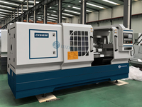 Torno CNC Automático de Alta Resistencia LUZHONG CK6163E, 220V, Sistema de Control GSK, Torno Horizontal de Bancada Plana para Pulir Ruedas