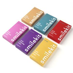 Professionale efficace sapore di frutta Non sensibile rimozione delle macchie denti Pap strisce sbiancanti con Logo personalizzato - Product Image 4