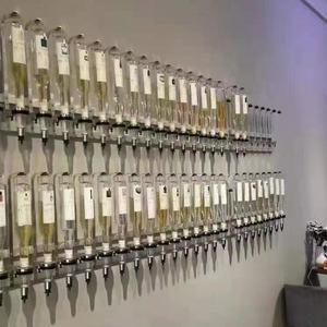 12ヘッド 壁掛け式香水ディスペンサー ディスプレイラックセット、香水充填機、香水バーセット (375ml/500ml/750ml対応) - Product Image 1