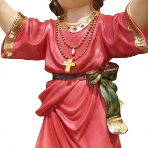 Hand-Painted Resin Religious Child Infant <strong>Jesus</strong> Statue Holy Santo Divino Nino Statue Catholic <strong>Figurine</strong> Home Church Decor <strong>Jesus</strong> - Product Image 2