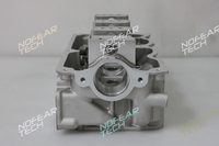 Conjunto de Cabeza de Cilindro de Motor de Aluminio 96316210 F8CV 0.8L 6V Compatible con Matiz Tico Spark Aveo Motor de 3 Cilindros