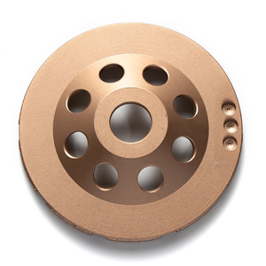 125mm Cup-Shaped Diamond Abrasive Disc Metal Bond Grit 30 for Stone Concrete Tile Grinding Angle <strong>Grinder</strong> Compatible - Product Image 1