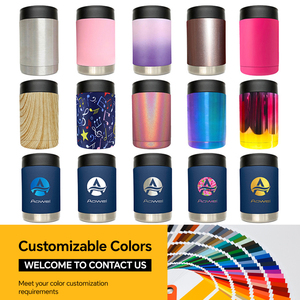 Custom 16oz Stainless Steel Double Wall Vacuum Insulated Ice <b>Bucket</b> 4 in 1 for 12oz Beer Bottle Can Cooler Dual <b>Lids</b> Camping - Product Image 6