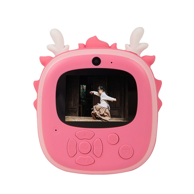 2.4 Inch HD 1080P Kids Instant Camera with Built-in Games Long-lasting Charging CMOS Imaging Sensor 1 Year Warranty