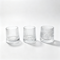 Verre à whisky pivotant en borosilicate de haute qualité, sculpté classiquement, pour Scotch, Bourbon et cocktails, idéal pour les bars et la vente en gros