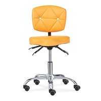 Mini chaise de bureau pivotante meilleure vente chaise de médecin siège de selle ergonomique avec dossier