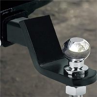 Nouveau support de remorque avec boule et goupille de 2 pouces, compatible avec récepteur carré, capacité de 14 500 lb, accessoires