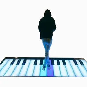 Schermo a specchio con Display 3D evento per feste all'aperto uso pianoforte danzante DJ Disco RGB piastrelle lampada luci a LED pavimenti da ballo per matrimoni