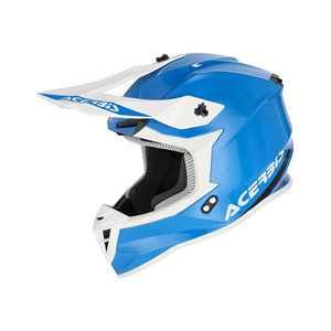 Casco da Moto Bitter Offroad Linear 22-06 Solid Blu Cielo - Product Image 1