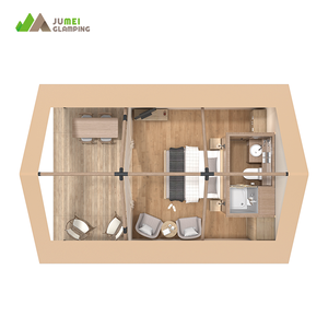 Jumei Outdoor Waterdichte Canvas Safari Luxe Glamping <span class=keywords><strong>Tent</strong></span> Voor Hotel Resort - Product Image 4