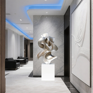 JingYue, esculturas cinéticas impresas en 3D grandes personalizadas, plan de arte abstracto de estatuas famosas hechas de material de resina duradero - Product Image 3
