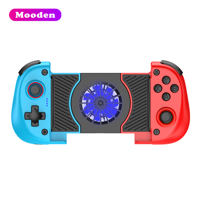 L X3 Strerching Game Controller 2 in 1 Cooling Fan Double Vibration Motors Mobile Gaming Gamepad Handle for Phone Android IOS