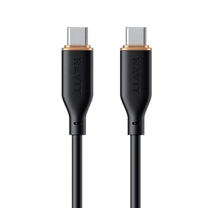 Cable de Carga y Datos Cb603 Havit de Alta Velocidad de 60 W, Accesorios para Teléfono Móvil, Cable de Tipo <span class=keywords><strong>C</strong></span> <span class=keywords><strong>a</strong></span> Tipo <span class=keywords><strong>C</strong></span>, Carga Rápida - Product Image 1