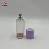Flacon pulvérisateur de parfum de luxe vide 80 ml, en aluminium électrochimique, flacon de parfum en plastique dépoli, flacon de sous-conditionnement pour fragrance