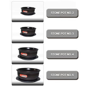 고품질 한국식 비빔밥 돌솥, 트레이 포함 세라믹 찜 냄비 논스틱 블랙 한국 돌솥 비빔밥 - Product Image 6