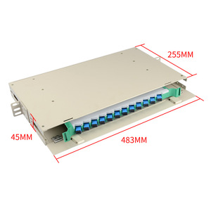 Cabinet <span class=keywords><strong>de</strong></span> distribution <span class=keywords><strong>de</strong></span> <span class=keywords><strong>fibre</strong></span> <span class=keywords><strong>optique</strong></span> 1U <span class=keywords><strong>de</strong></span> 19 pouces, pleine capacité, SC 12 cœurs, ODF, équipement <span class=keywords><strong>de</strong></span> <span class=keywords><strong>fibre</strong></span> <span class=keywords><strong>optique</strong></span> <span class=keywords><strong>de</strong></span> haute qualité - Product Image 6