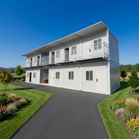 Villa modulaire en conteneurs moderne à haute efficacité énergétique