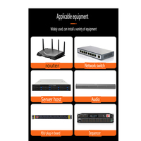 Rack de serveur 12U avec porte pivotante-Rack mural 12U pour équipement informatique de 19 pouces Support mural réseau à cadre ouvert