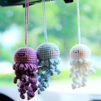 Nouveau Pendentif en Peluche Façonné à la Main, Thème Vie Marine Mignonne, Vente en Gros, pour Décoration de Sac ou Rétroviseur de Voiture