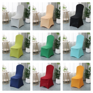 Bán buôn giá rẻ đàn hồi Tiệc Màu đàn hồi mạnh mẽ Spandex Ghế đám cưới bao gồm - Product Image 3