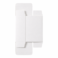Boîte blanche en gros, boîte en papier blanc, petite boîte universelle en papier blanc, boîte en carton blanc, boîte à double insert