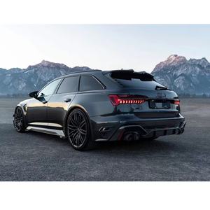 Pare-chocs de voiture en fibre de carbone de haute qualité, lèvre avant, diffuseur, jupe latérale, spoiler pour Audi <span class=keywords><strong>Rs6</strong></span> C8 <span class=keywords><strong>Abt</strong></span>, kit carrosserie en fibre de carbone - Product Image 5