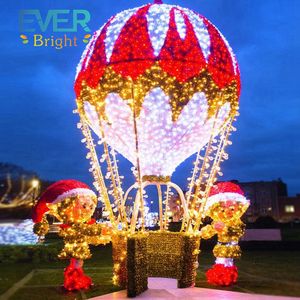 Lumières de Noël LED extérieures IP65 avec motif 3D de montgolfière pour les décorations de centre commercial et de rue de mariage pendant Halloween - Product Image 4