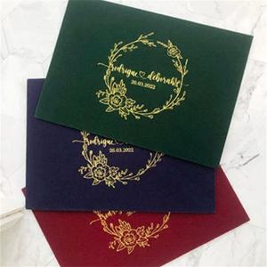 Sobres de Terciopelo de Estilo Europeo Personalizados con Diseño de Logotipo, Gran Venta - Product Image 3