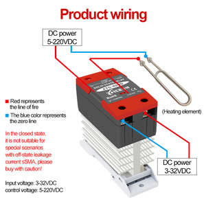 Zts10dd chuyển tiếp trạng thái rắn thiết lập tản nhiệt tích hợp thẻ đường sắt 24v220v <span class=keywords><strong>DC</strong></span> điều khiển <span class=keywords><strong>DC</strong></span> nhiều mô hình zts - Product Image 4