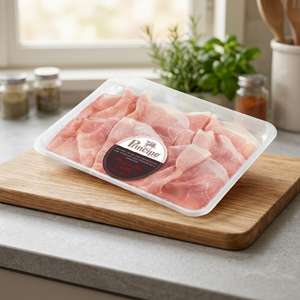 Jamón de Cerdo en Rodajas Principe, Envasado al Vacío, Cocido, Bajo en Sal y Grasa - Product Image 3