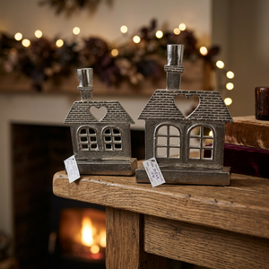 Support de bougie en aluminium Sonnet Decor pour la maison, décoration de Noël, support mural durable pour bougies votives, fait à la main - Product Image 2