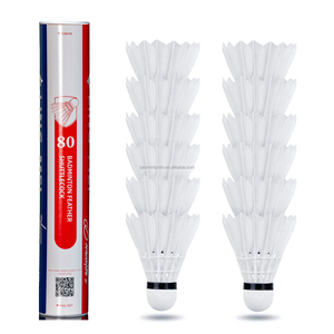 <span class=keywords><strong>Badminton</strong></span> professionnel de la plume d'oie Lingmei 80 EG1130 de BWF pour des tournois internationaux - Product Image 3
