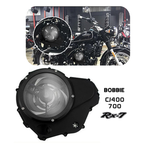Cubierta magnética de motor de motocicleta para <span class=keywords><strong>CJ400</strong></span> Bobbie 400 700 para REGNANCY, cubierta de embrague transparente modificada, cubierta lateral de motor - Product Image 1