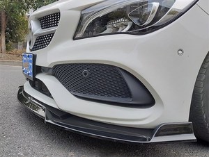 Parti del corpo labbro paraurti anteriore per 2012-2019 <span class=keywords><strong>Mercedes</strong></span> Benz classe <span class=keywords><strong>CLA</strong></span> W117 CLA200 3 pezzi stile ABS materiale anteriore Splitter Spoiler Lip - Product Image 5