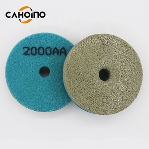 Éponges <span class=keywords><strong>abrasives</strong></span> en fibre de 4 pouces pour le polissage du marbre - Product Image 1