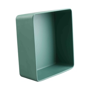 Boîte alimentaire rectangulaire minimaliste empilable en plastique injecté pour la conservation de la fraîcheur et le rangement de cuisine - Product Image 6