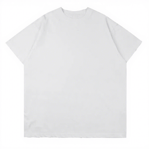 T-shirt vintage en coton délavé à col rond pour homme, 100 % coton, manches courtes, t-shirts vierges pour homme - Product Image 2