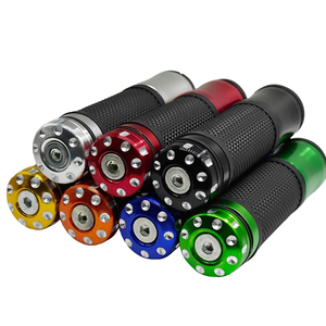 CNC Thoải Mái Grip Phụ Kiện Cho Xe Máy Non-Slip Hợp Kim Nhôm Chrome Tay Cầm Sửa Đổi Thiết Kế Cho Xe Tay Ga Cơ Thể Hệ Thống - Product Image 1