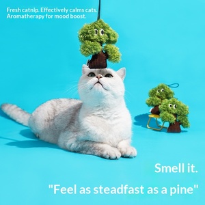 ของตกแต่งต้นสน <span class=keywords><strong>Zeze</strong></span> ของเล่นสำหรับแมวแบบแขวน ต้นสนสีเขียว ของเล่นเคี้ยวสำหรับแมว ช่วยคลายเหงา ของเล่นกัดสำหรับแมว ของเล่นสนุกๆ สำหรับแมว - Product Image 2