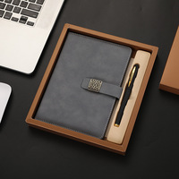 Produits uniques à vendre en ligne Cahier de cadeau promotionnel avec stylo Couverture en cuir PU Cahier Journal d'estampage