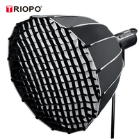 Triopo Kp2-70 70cm 27.55 "Portable pliable grande boîte à lumière parabolique profonde avec support Bowens