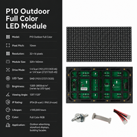 Módulo de Pantalla LED P10 al por Mayor, 320x160mm, para Exteriores, DIP SMD, Monocromático/Dual/Full Color, IP65/IP54