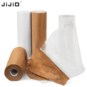 JiJiD छत्ते पैकेजिंग कागज तकिया पैड छत्ते संरक्षण तकिया पैकेजिंग कागज Recyclable ब्राउन छत्ते कागज
