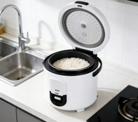 Autocuiseur Électrique Intelligent Antiadhésif 1.5L/1.8L/2.2L/2.8L avec Tasse Mesureuse, Blanc, Usage Domestique - Vente en Gros