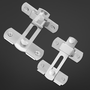 Loquet de porte en acier inoxydable à 90 degrés, mini-serrure pour porte de grange ou cage pour animaux - Product Image 3